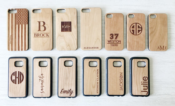 Custom Wood Phone Cases - Premier Home & Gifts