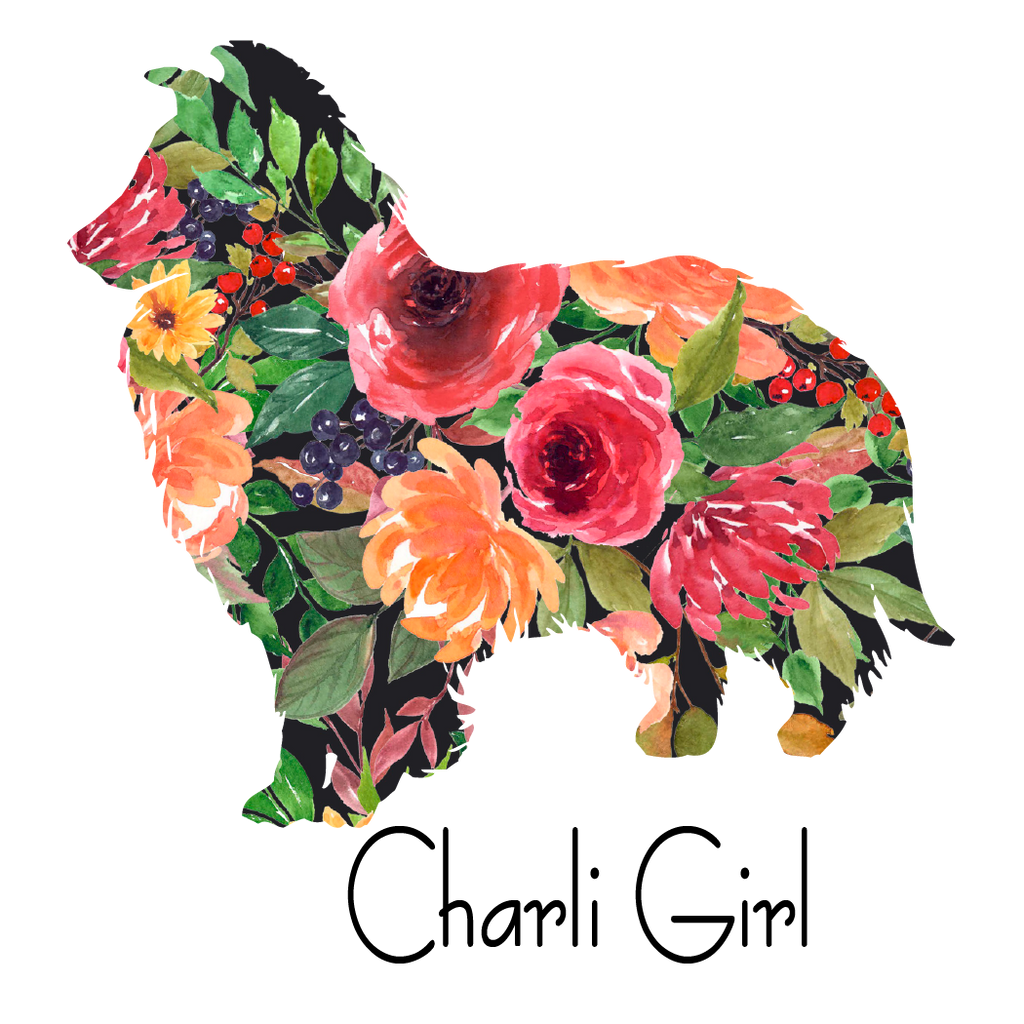 Floral Dog Breed Women's T-Shirt - Personalized