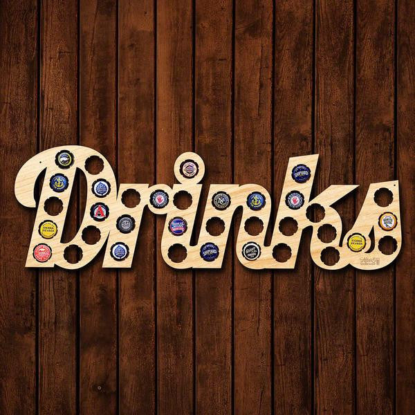 Drinks Bottle Cap Sign - Premier Home & Gifts