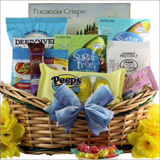 Happy Easter Sugar Free Gourmet Easter Gift Basket