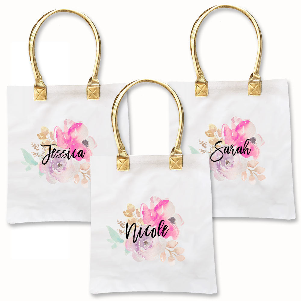 Personalized Tote Bag - Metallic