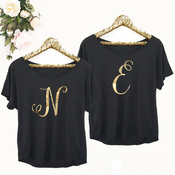 Initial T-Shirts - Gifts for Her - Premier Home & Gifts