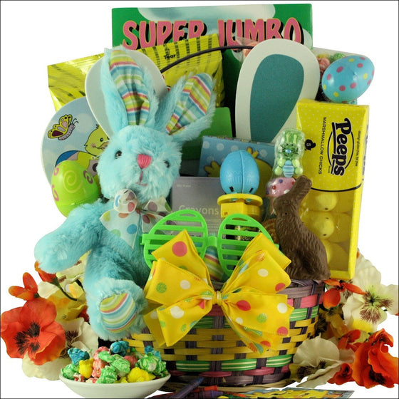 Hoppin' Easter Fun Easter Basket For Boys Ages 3-5 Years Old