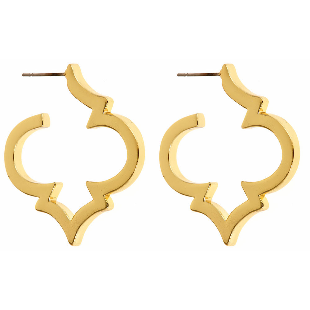 Signature Spade Gold Earrings - Premier Home & Gifts