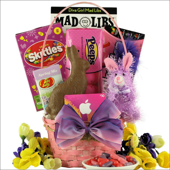 Easter Diva Easter Gift Basket for Tween Girl Ages 10-13 Years Old