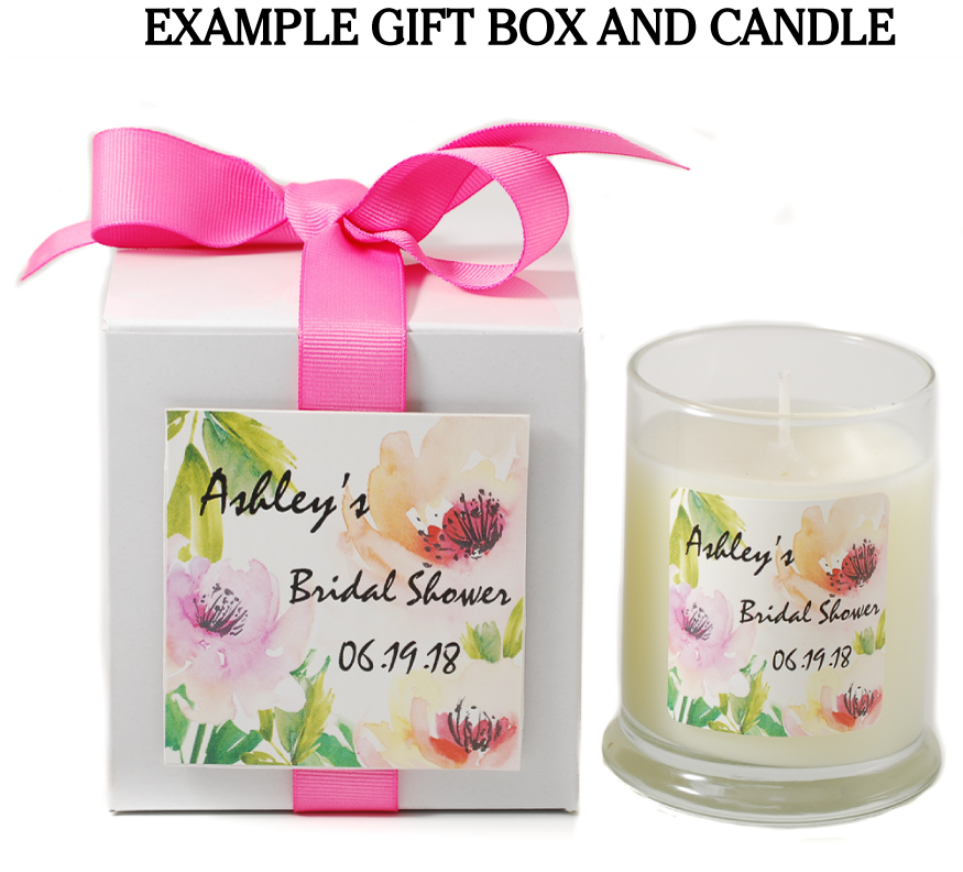 Example of Gift Box and Candle