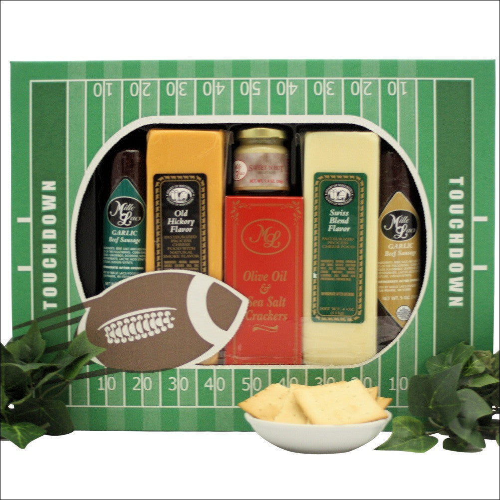 Stadium Treats Cheese and Snacks Gift Set - Premier Home & Gifts