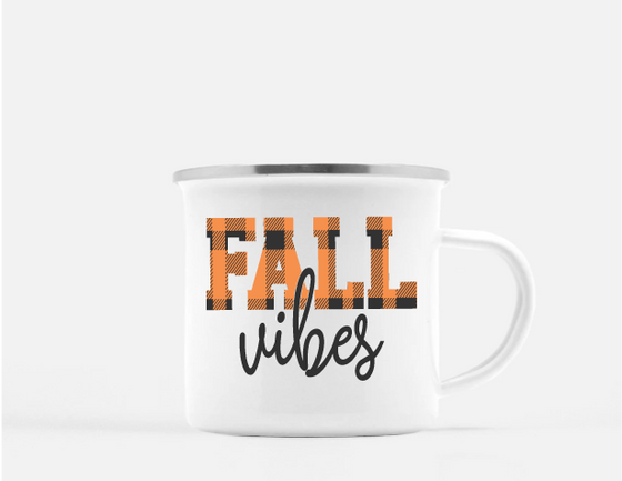 Fall Vibes Camping Mug