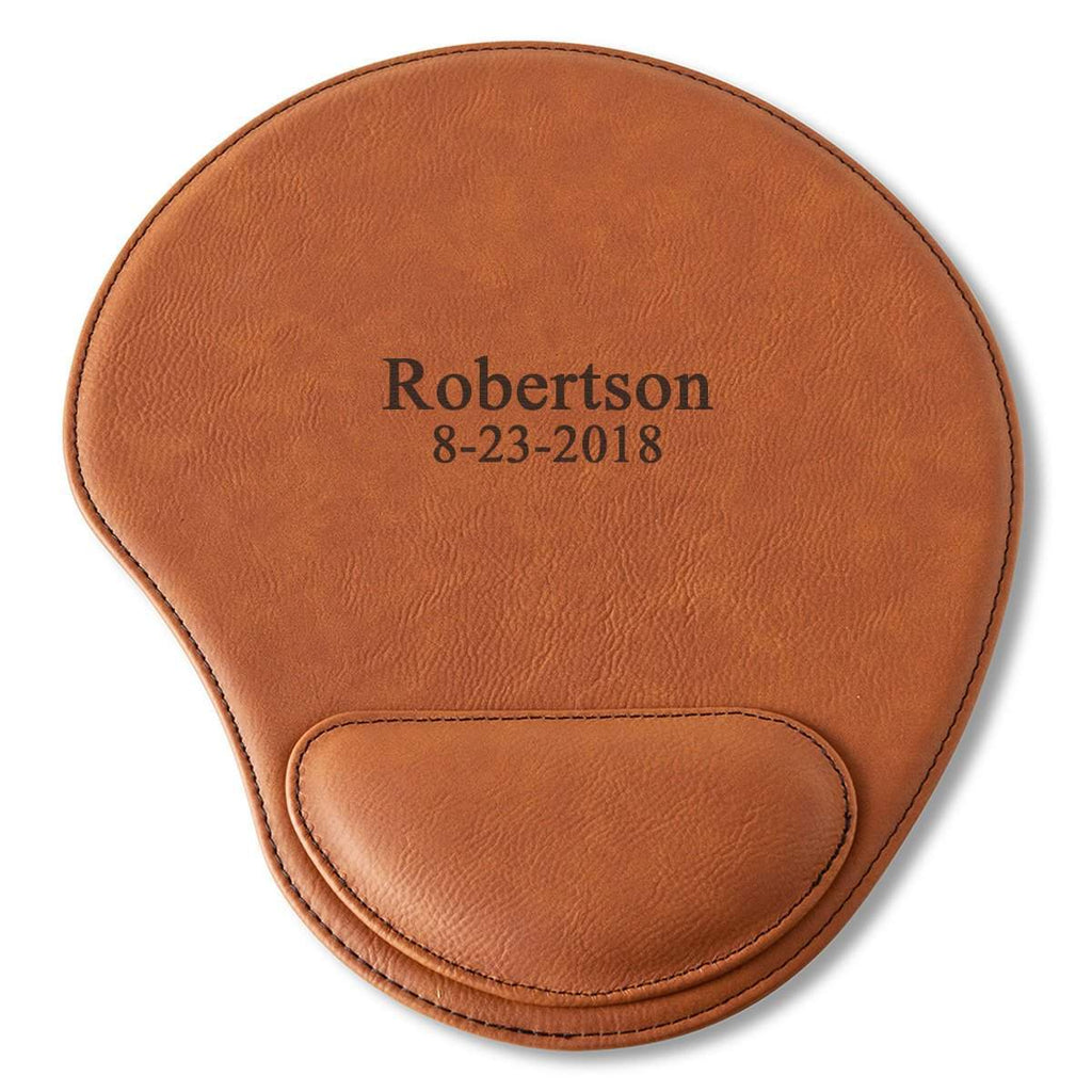 Leather Mouse Pad Personalized Gifts Office Gifts for Him