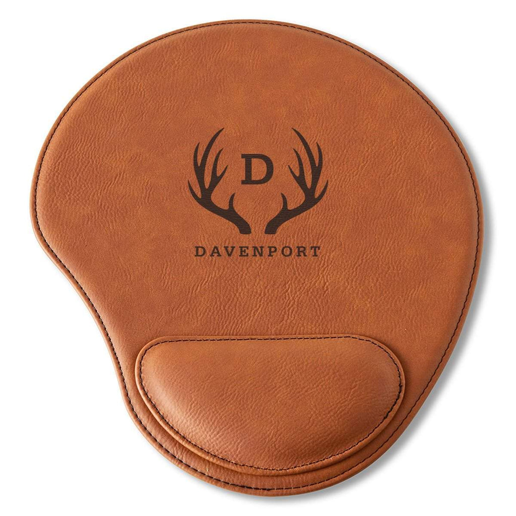 Leather Mouse Pad Personalized Gifts Office Gifts for Him