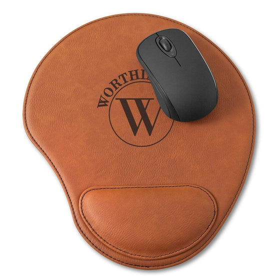 Leather Mouse Pad Personalized Gifts Office Gifts for Him