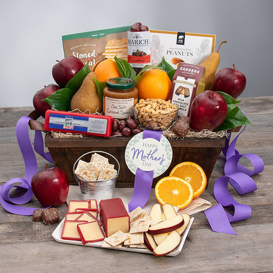 Mother's Day Fruit and Snack Gift Basket