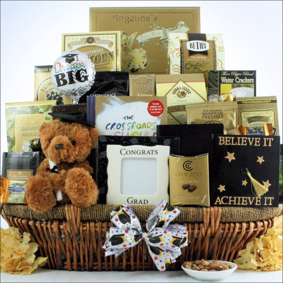 Believe It Achieve It Graduation Gift Basket