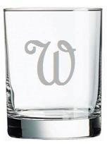  Initial Double Old Fashioned Glasses ~ Personalized ~ Set of 6