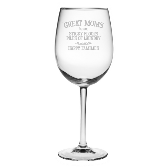 Great Moms ~ Set of 4 Wine Glasses - Premier Home & Gifts