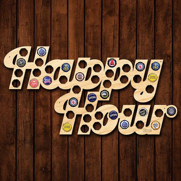 Happy Hour Bottle Cap Sign - Premier Home & Gifts