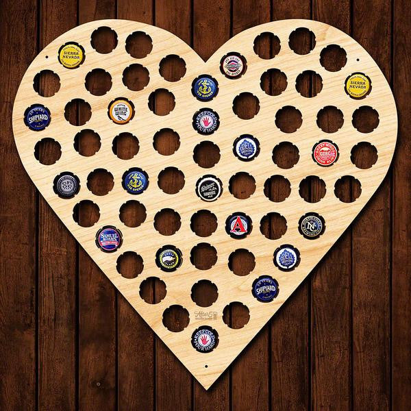 Heart Beer Cap Sign - Premier Home & Gifts