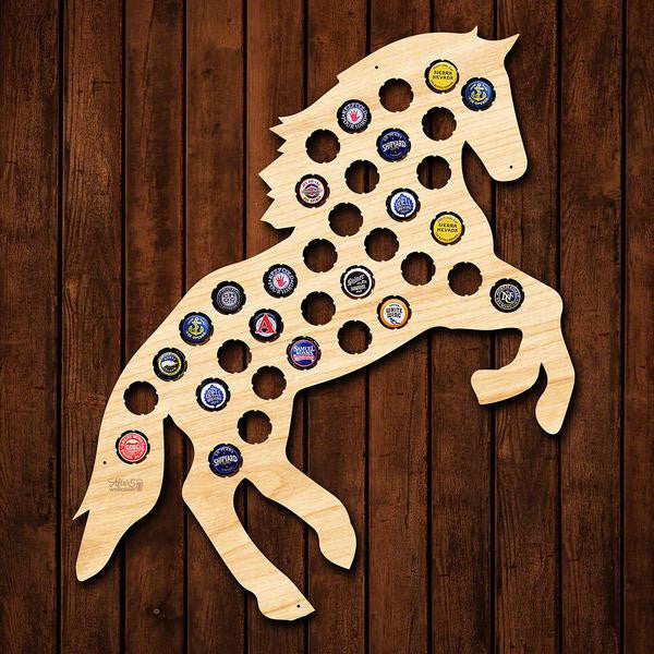 Stallion Horse Beer Cap Sign - Premier Home & Gifts