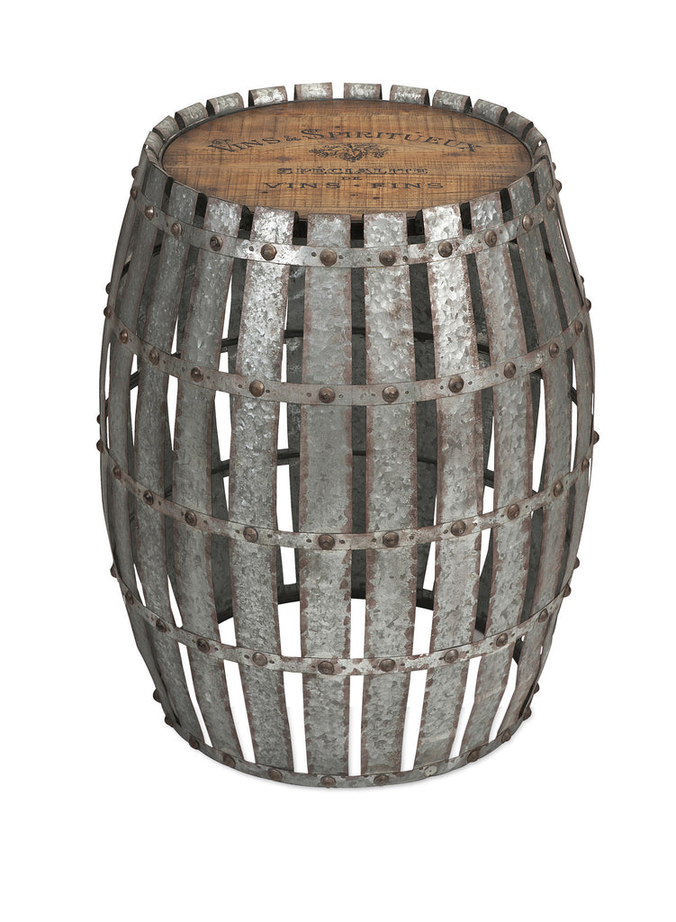 Vintage Wine Barrel Table