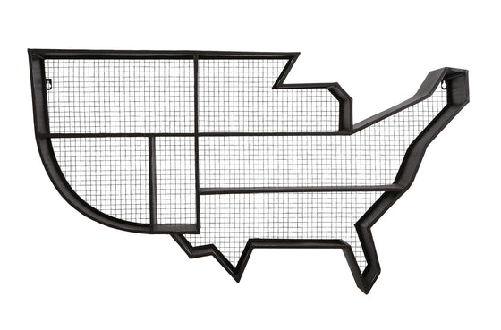 United States Metal Wall Shelf