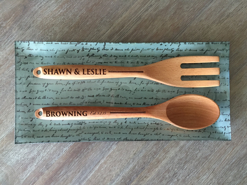 Salad Server Set - Personalized