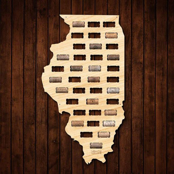 Illinois Wine Cork Sign - Premier Home & Gifts