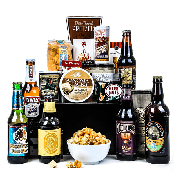 Pub and Grub Ultimate Gift Basket for Him