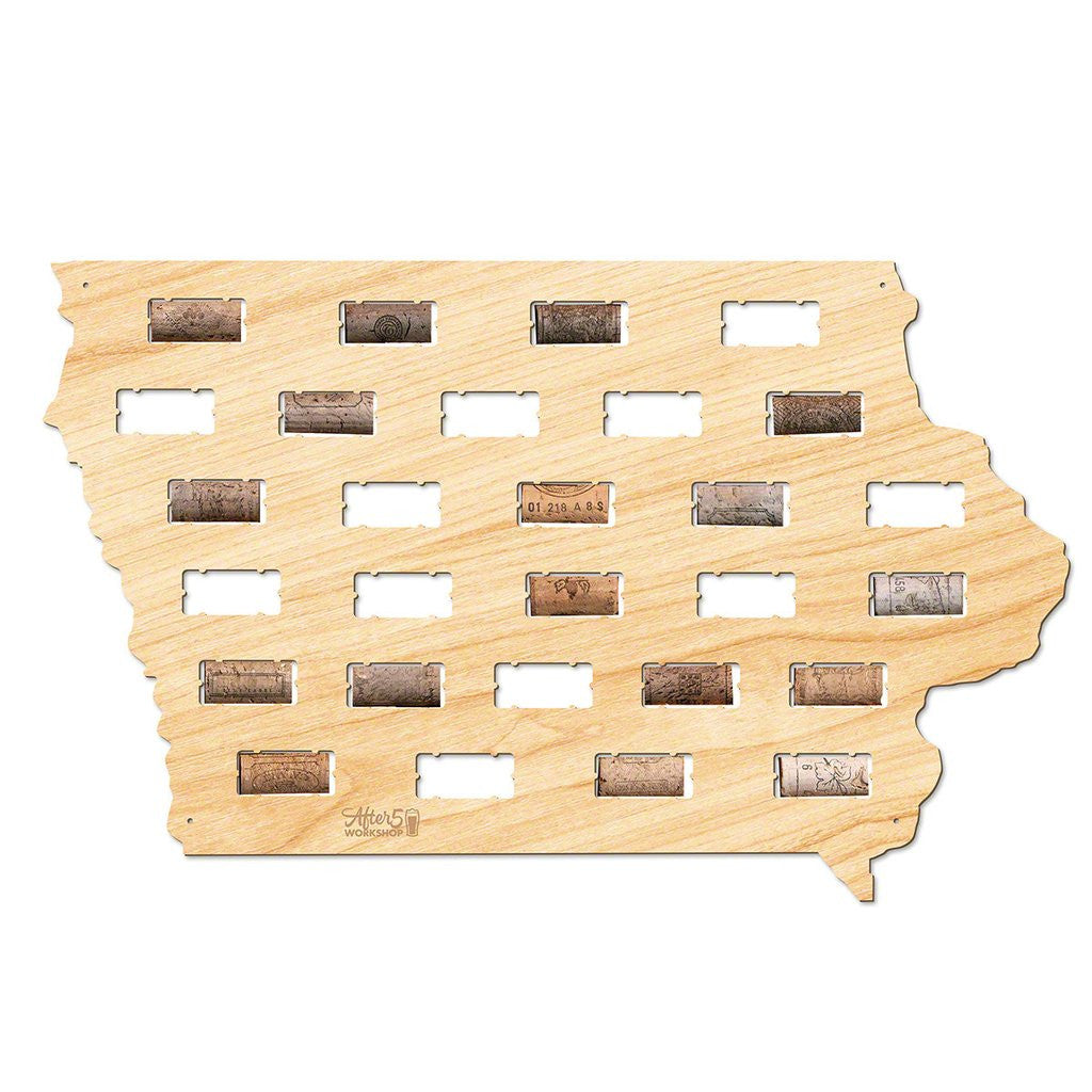 Iowa Wine Cork Sign - Premier Home & Gifts