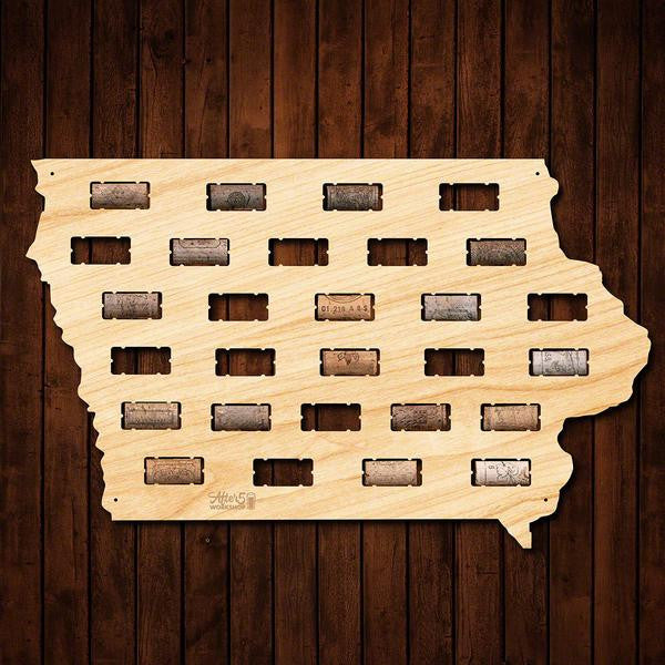 Iowa Wine Cork Sign - Premier Home & Gifts