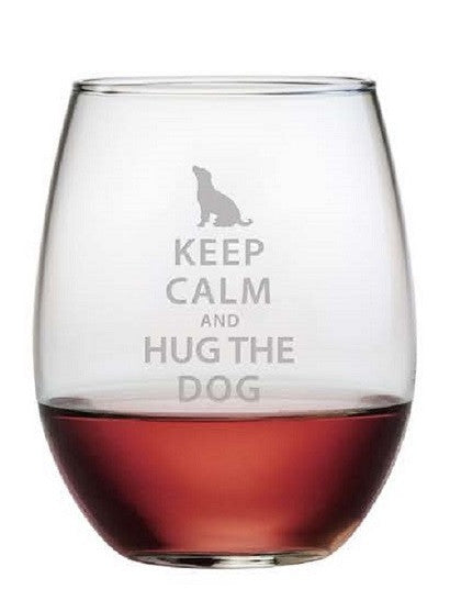 Keep Calm and Hug the Dog