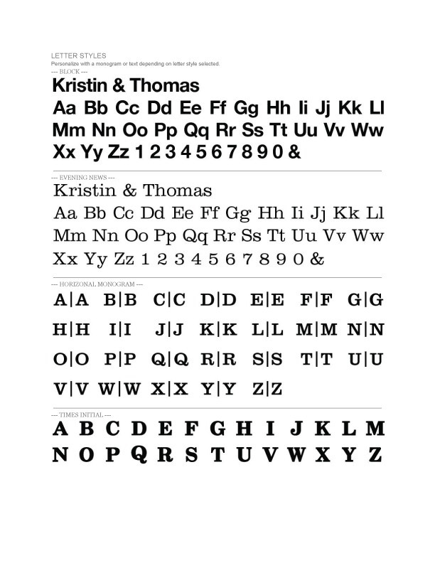 Fonts