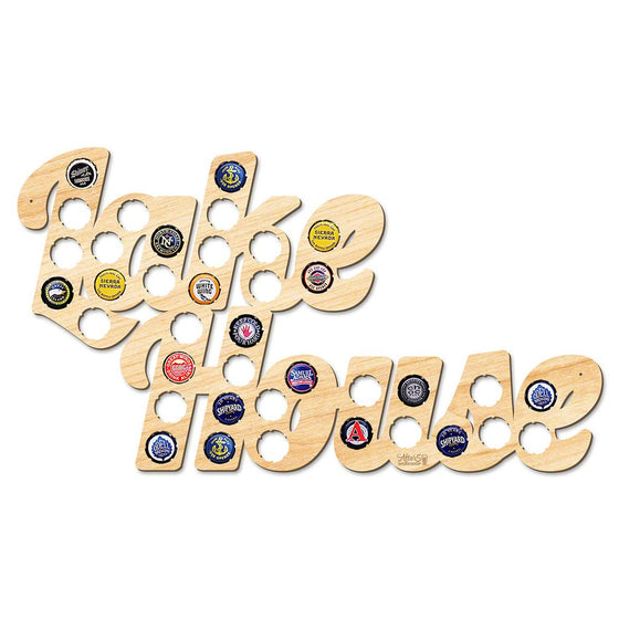Lake House Beer Cap Sign - Lake House Gifts