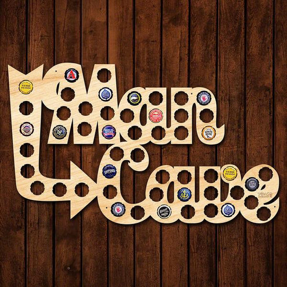 Man Cave Bottle Cap Sign - Premier Home & Gifts