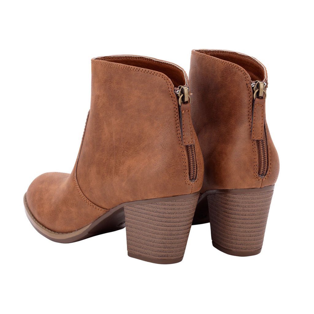 Ashlyn Ankle Boots - Brown | Premier Home & Gifts