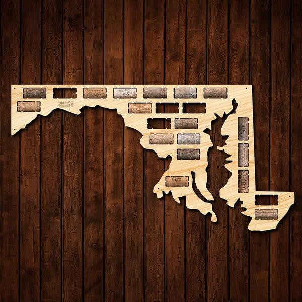Maryland Wine Cork Sign - Premier Home & Gifts