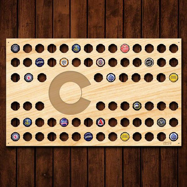 Colorado Flag Beer Cap Sign - Premier Home & Gifts