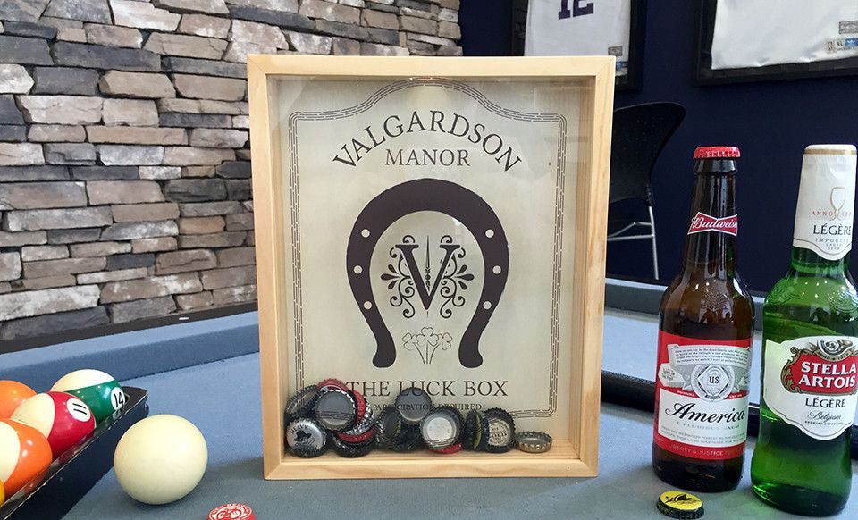 Bottle Cap Shadow Box - Personalized | Premier Home & Gifts