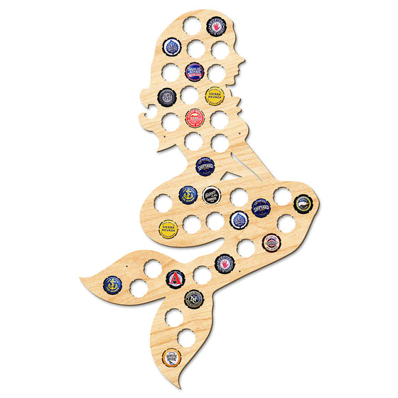 Mermaid Beer Bottle Cap Sign - Premier Home & Gifts
