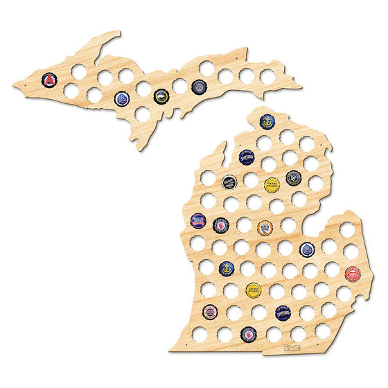 Michigan Beer Cap Sign - Premier Home & Gifts