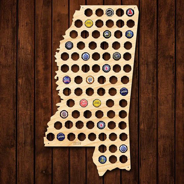 Mississippi Beer Cap Sign - Premier Home & Gifts