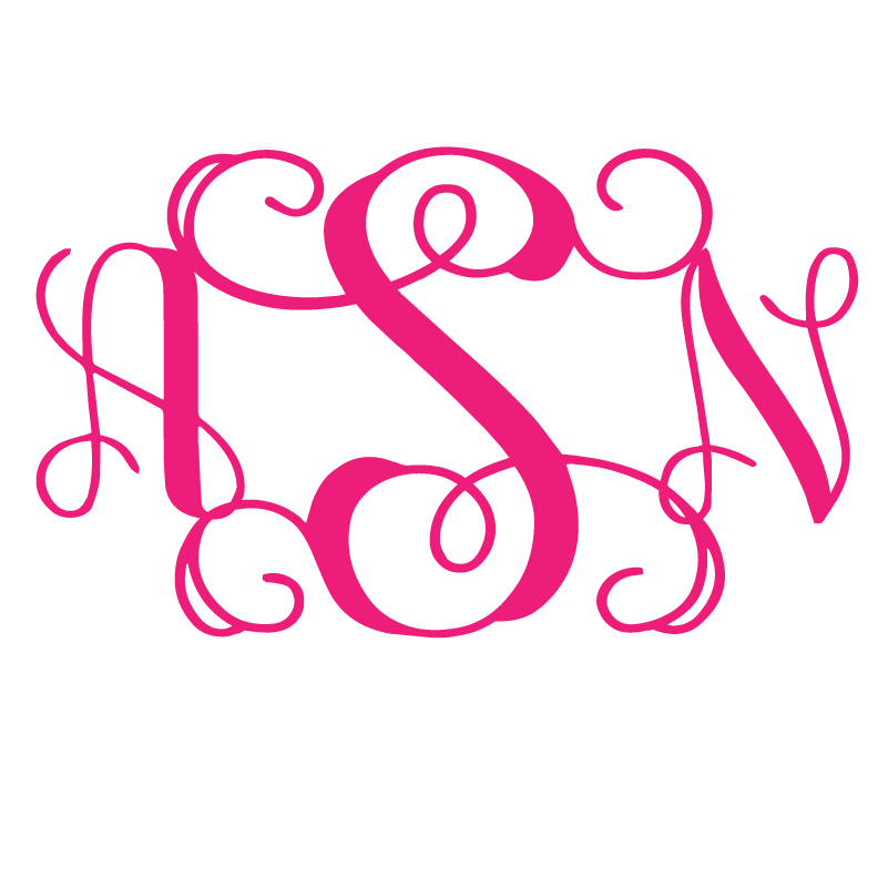Monogram Scroll Personalized Candle - Premier Home & Gifts