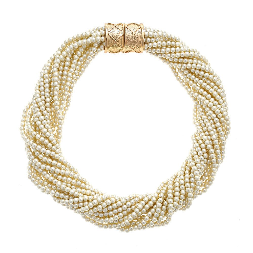 Jackie Pearl Twist Necklace - Premier Home & Gifts