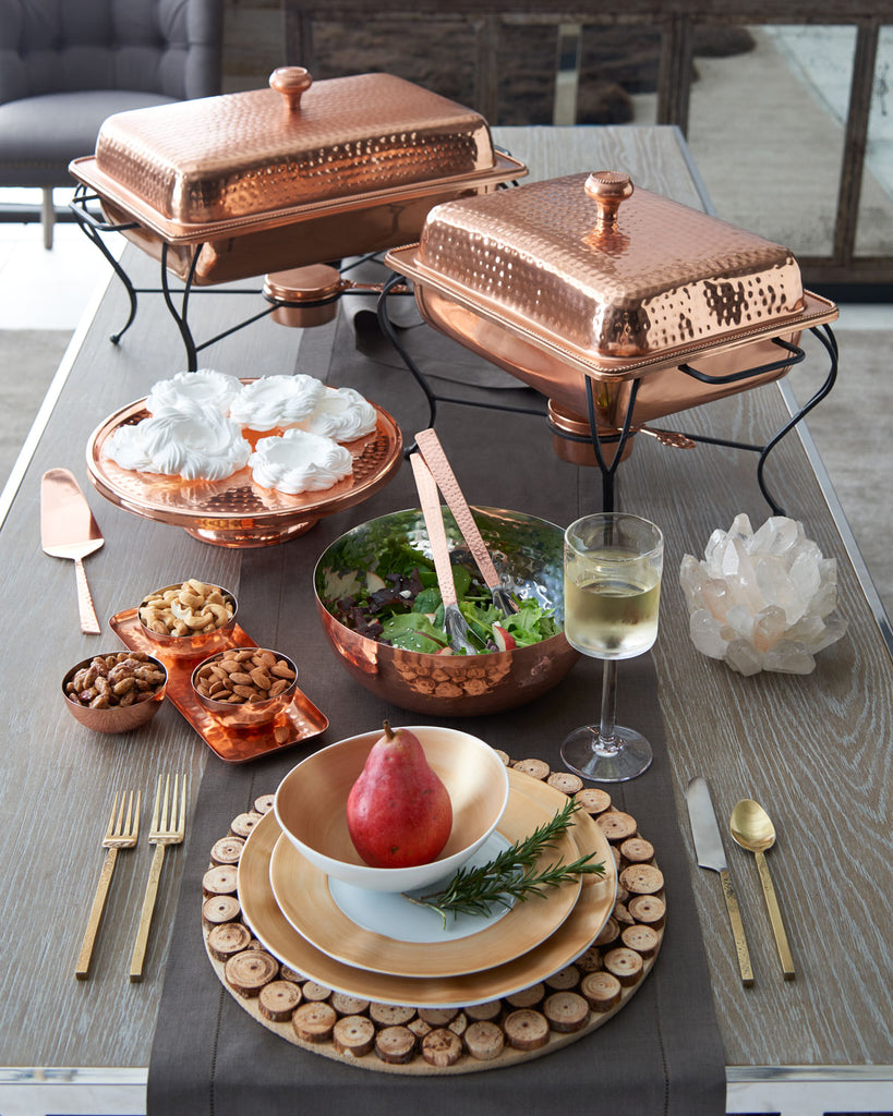 C'est Copper Bowls and Tray Set - Entertaining Gifts - Premier Home & Gifts