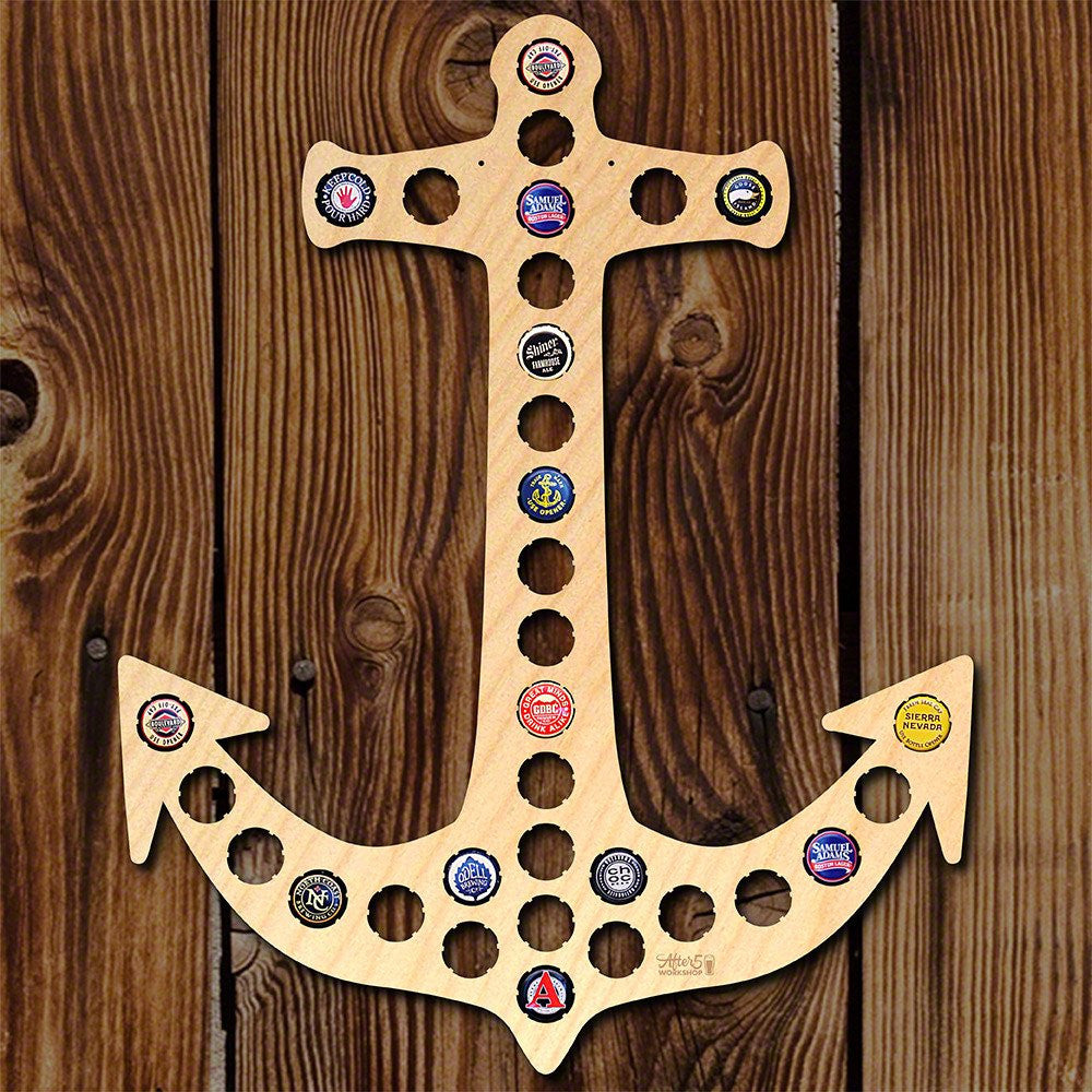 Anchor Beer Cap Sign - Premier Home & Gifts