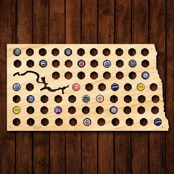 North Dakota Beer Cap Sign - Premier Home & Gifts