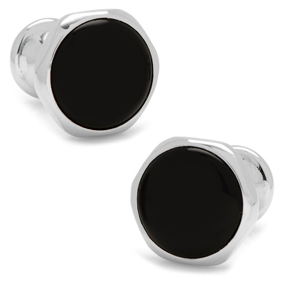 Onyx Magnetic Bloom Cufflinks