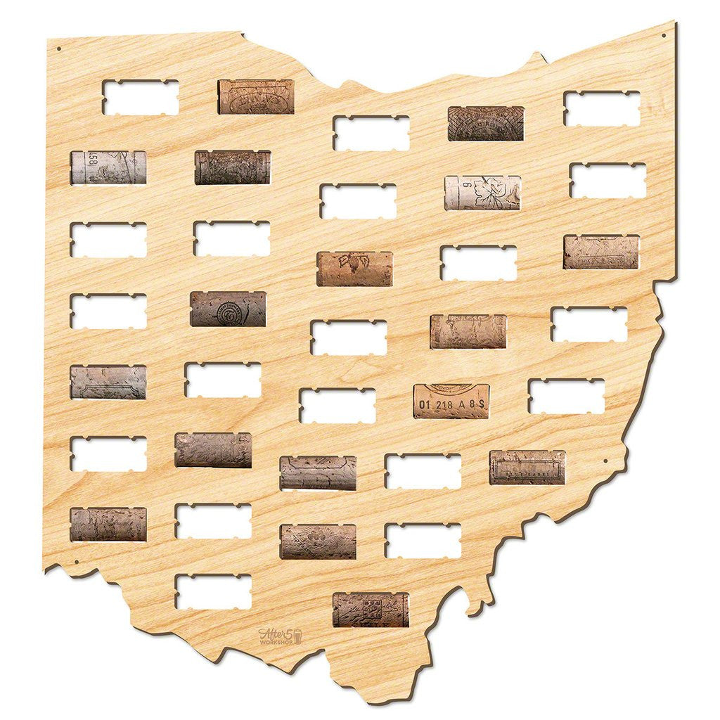 Ohio Wine Cork Sign - Premier Home & Gifts