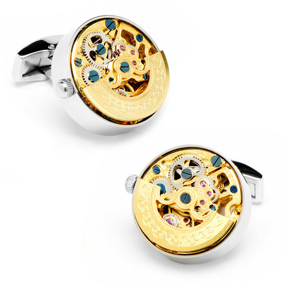 Kinetic Watch Movement Cufflinks