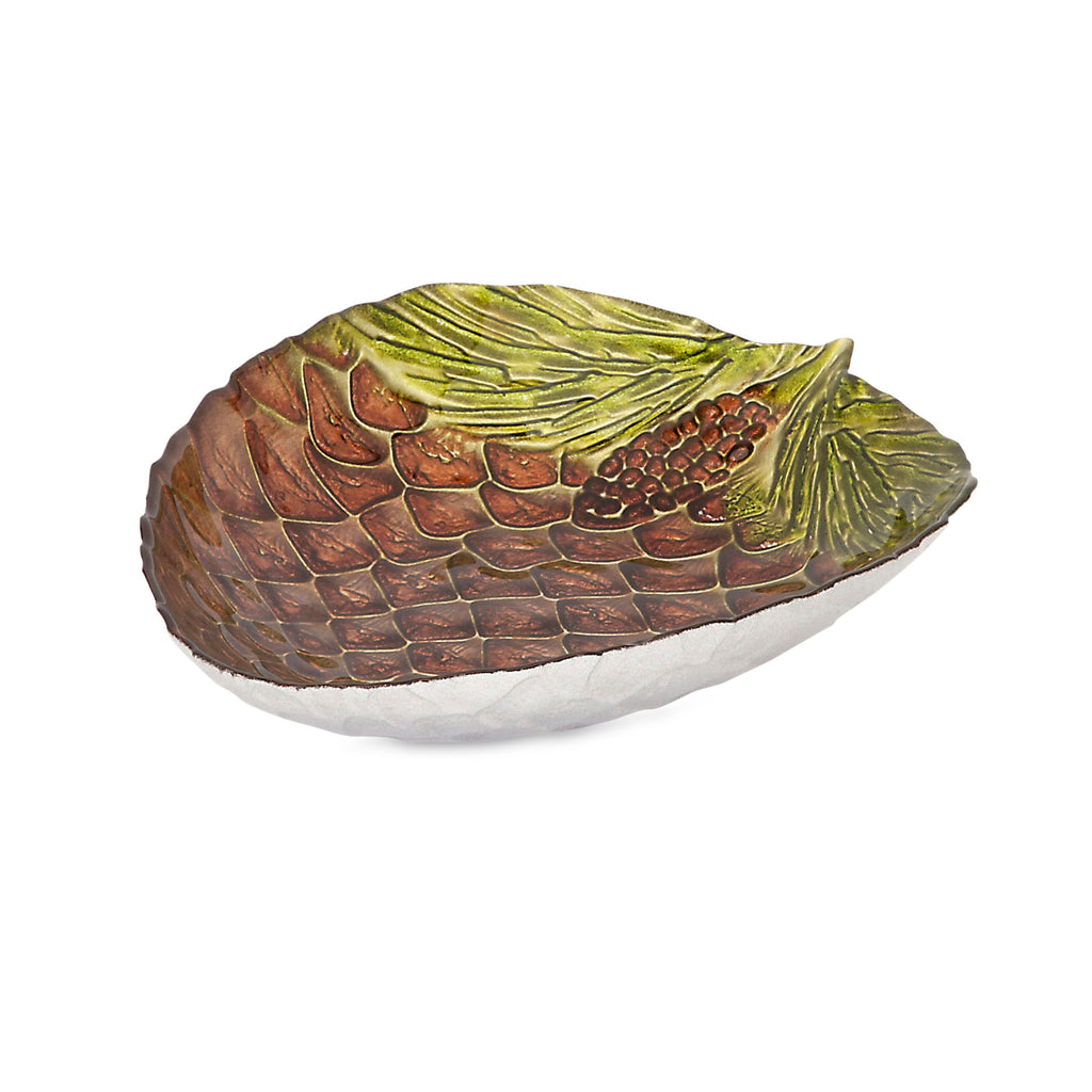 Pine Cone Glass Dish - Premier Home & Gifts