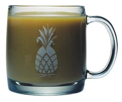 Pineapple Coffee Mugs ~ Set of 4